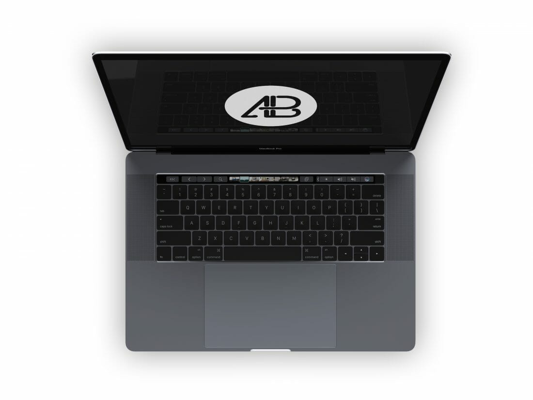 Free MacBook Mockups espace gris macbook pro mockup vol.4 2019