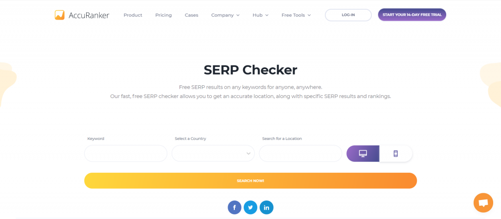  SERP Checker par Accuranker 