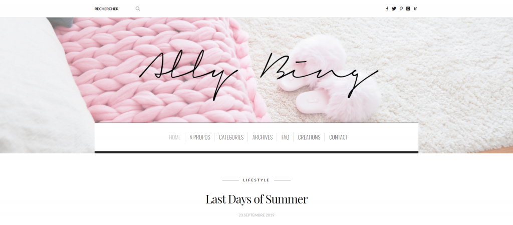 Ally Bing lifestyle blog