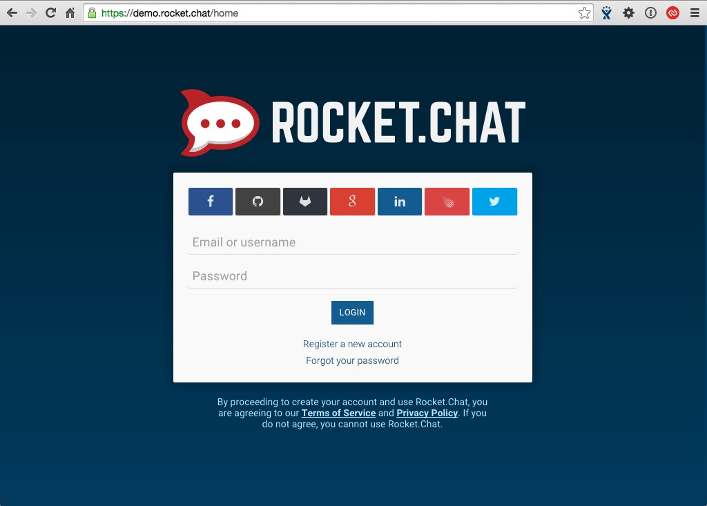 rocketchat livechat