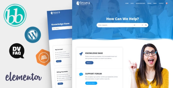 Tessera - Base de connaissances et thème d'assistance WordPress Forum