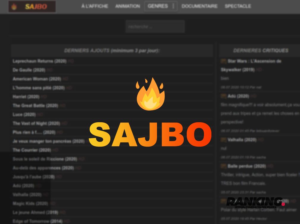 Voici la (VRAIE) adresse 2021 du site Sajbo Streaming