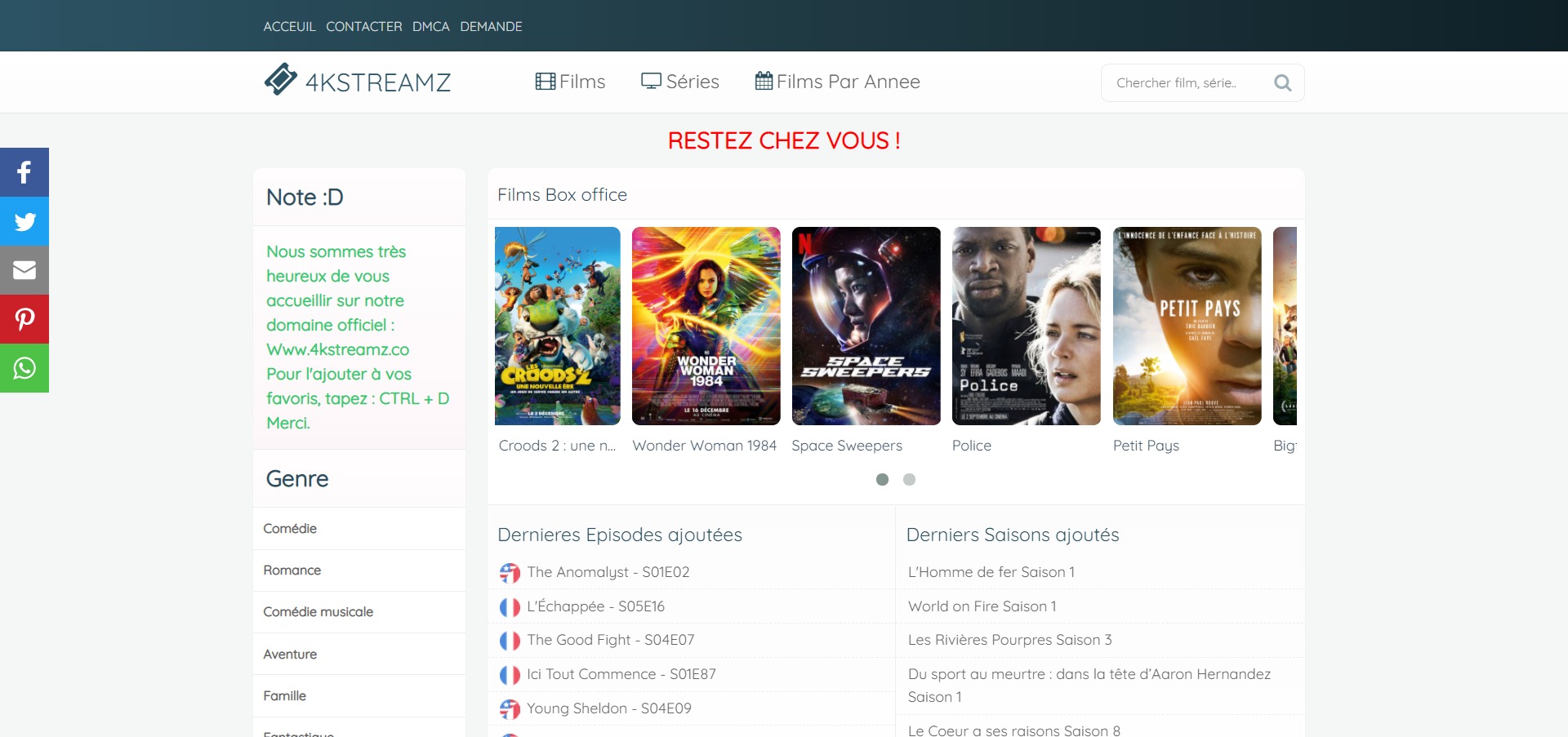 4K Streaming Meilleur site de Streaming VF pour regarder les Films HD