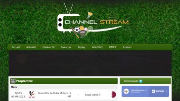 Channel Stream : Tous les sports En Streaming Gratuit