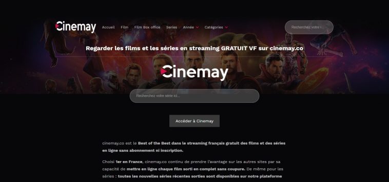 Cinemay : Tous les films, documentaires et animations En Streaming Gratuit