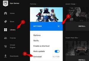 Comment Désinstaller et réinstaller Fortnite ?