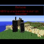 Comment Mêttre une bannière sur un bouclier Minecraft Bedrock ?