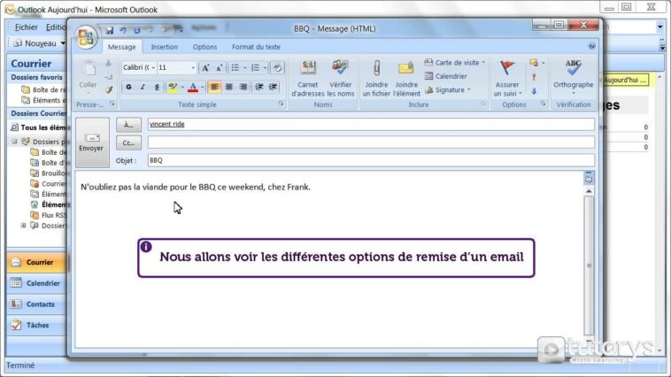 Comment accusé de réception un mail ?