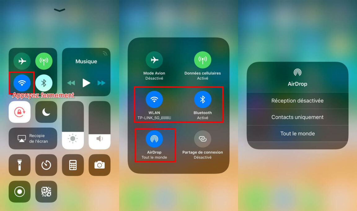Comment activer Air Drop iPhone 12 ?