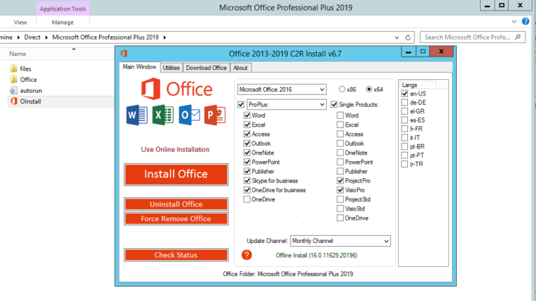 Comment activer Office Professional Plus 2019 ?