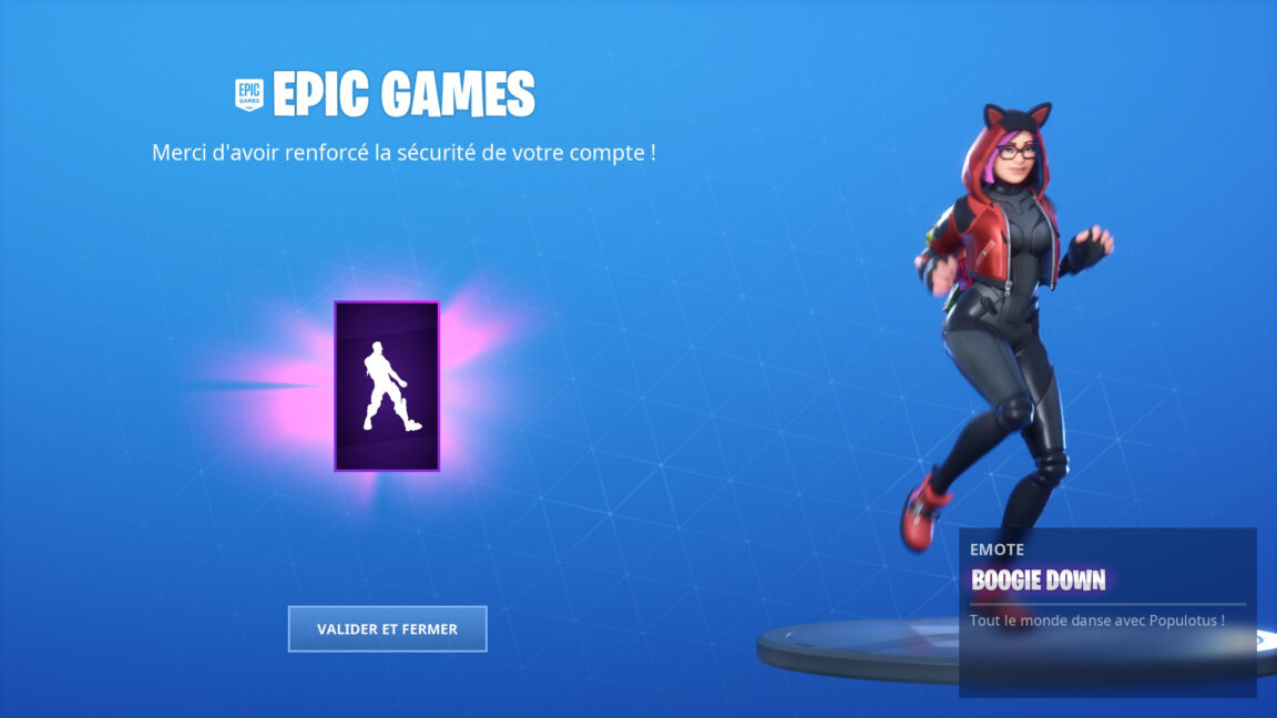 Comment activer l A2F sur fortnite sans email ?