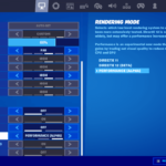 Comment activer le mode Performance fortnite switch ?