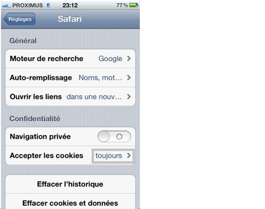 Comment activer les cookies dans votre navigateur ?