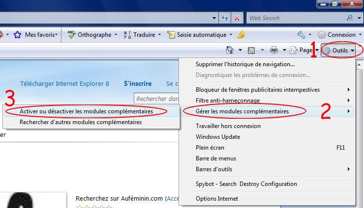 Comment activer les modules complémentaires Firefox ?