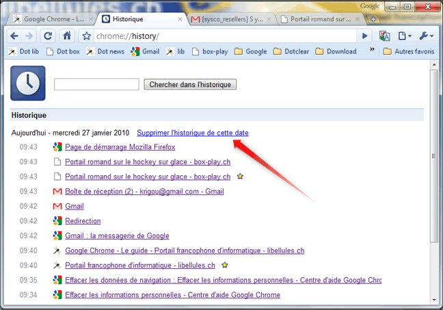 Comment activer l'historique des recherches de Google ?