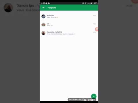 Comment ajouter Hangouts ?