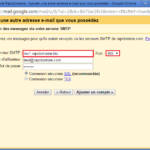 Comment ajouter une adresse mail ?