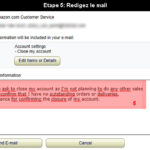 Comment annuler mon compte chez Amazon ?