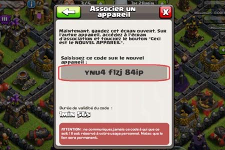 Comment avoir 2 compte Clash of clan sur le même appareil Apple ?