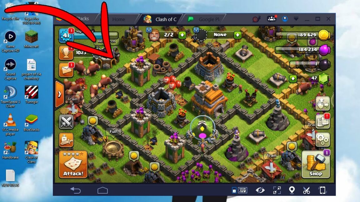 Comment avoir Clash of Clans sur PC Windows 7 ?