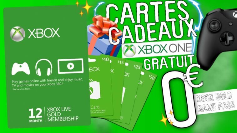 Comment avoir des cartes cadeaux Xbox One gratuitement ?