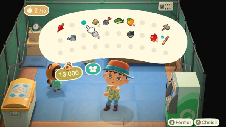 Comment avoir plus de place dans son inventaire Animal Crossing ?