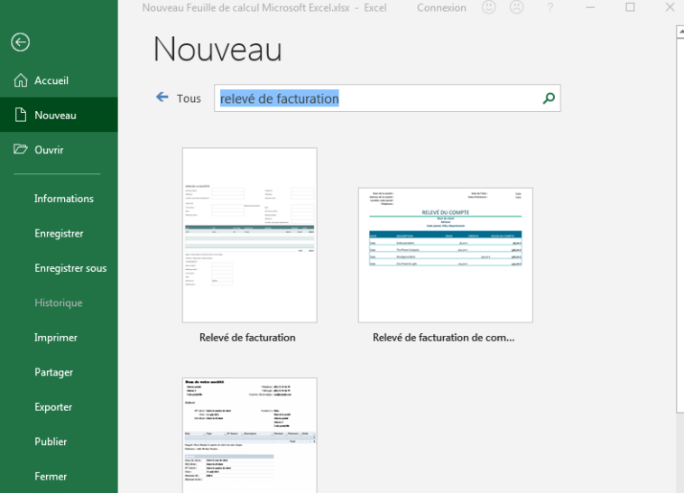 Comment avoir un relevé de facturation ?