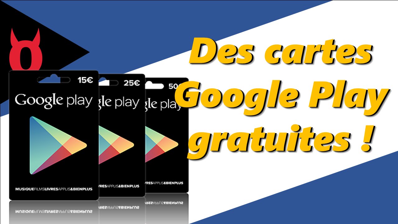 code carte cadeau google play gratuit