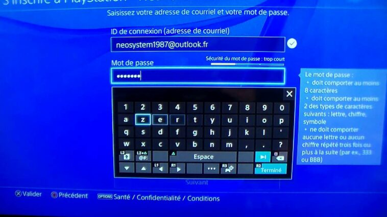 Comment changer âge compte PSN ?