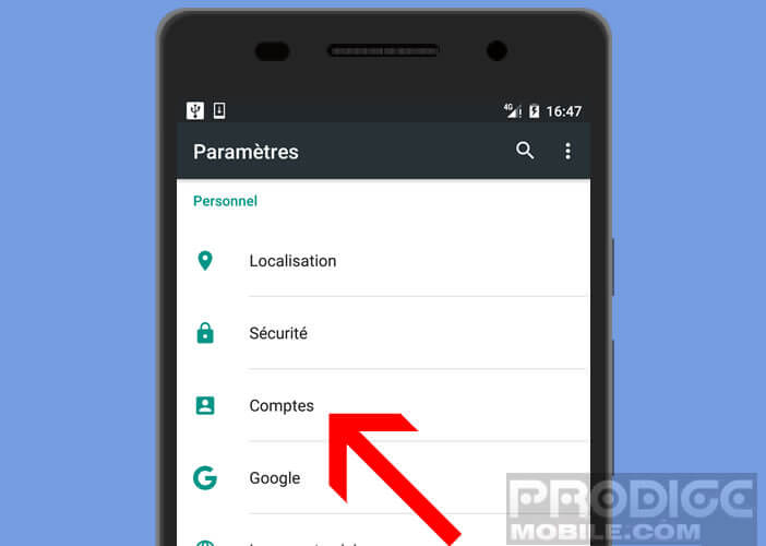 Comment changer de compte Google sur un portable ?