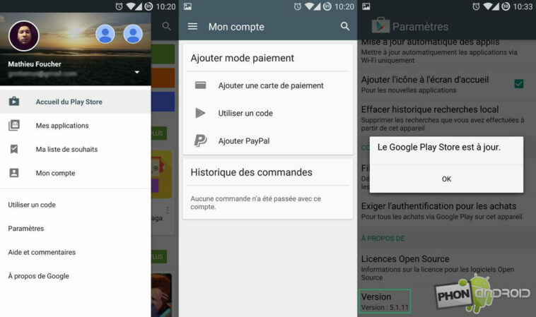 Comment changer de compte de paiement sur Google Play ?