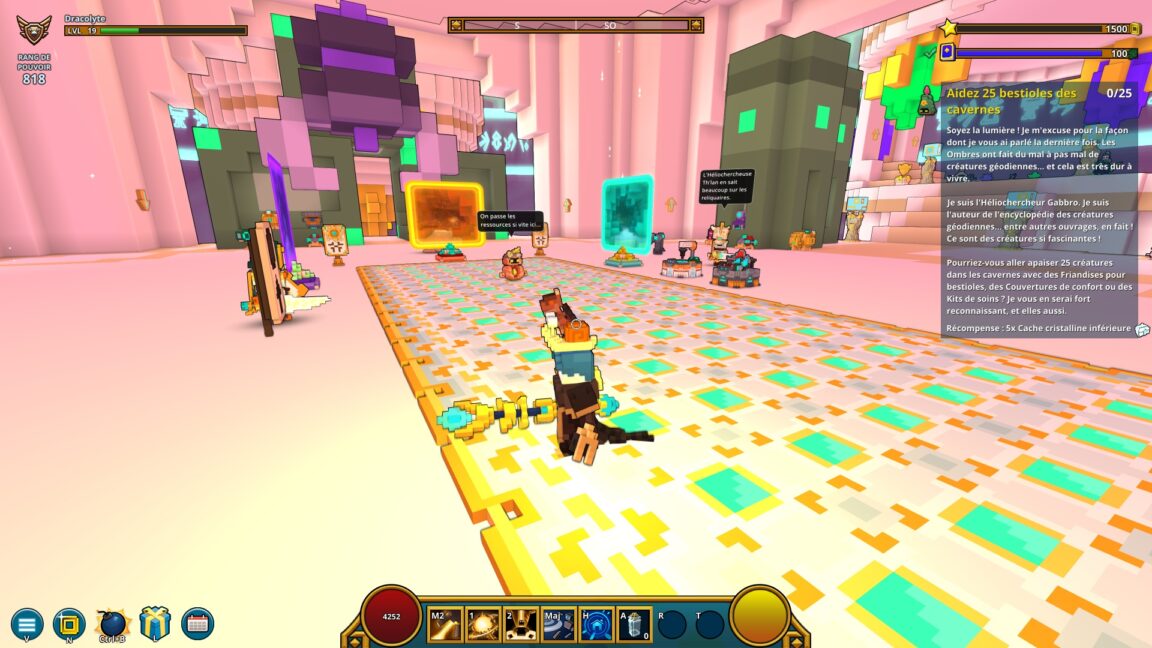 Comment changer de personnage dans Trove ?