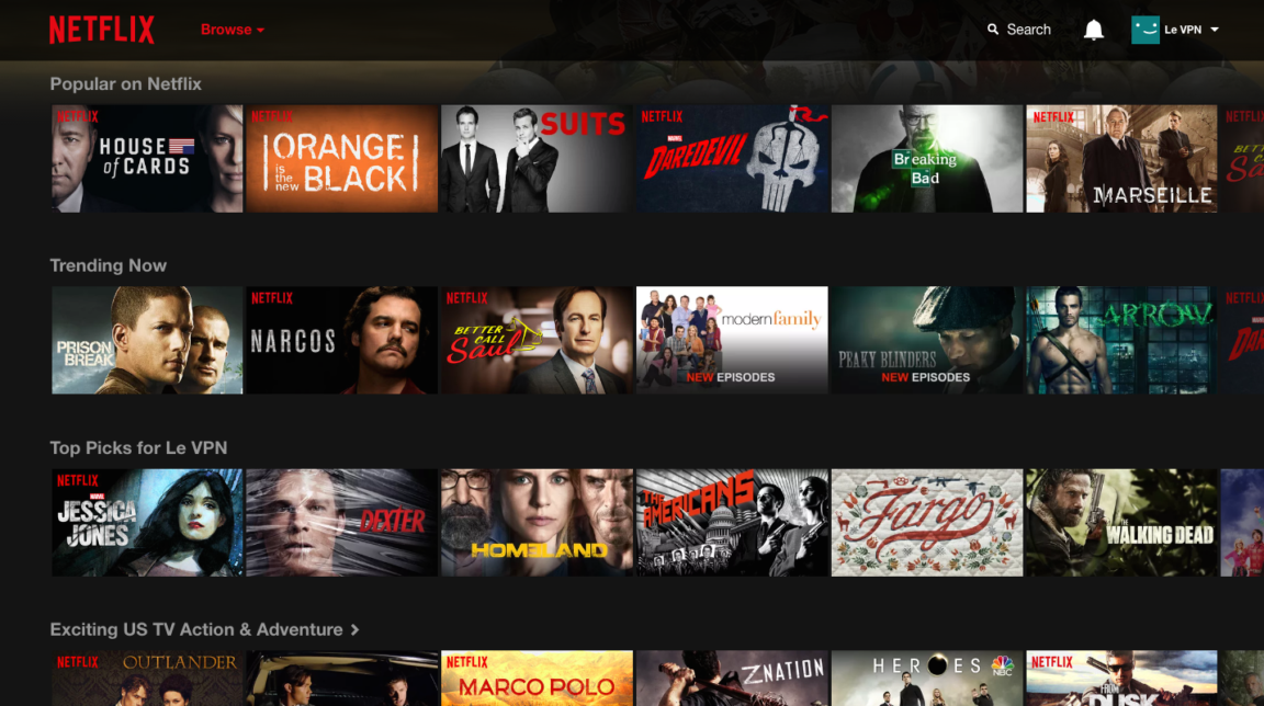 Comment changer le VPN de Netflix ?