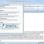 Comment changer le format d'un fichier docx en PDF ?