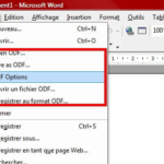 Comment changer le format odt en doc ?