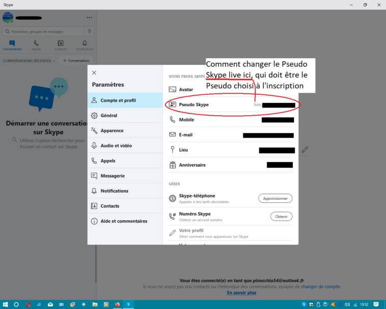 Comment changer son statut sur Skype ?