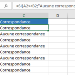 Comment comparer des valeurs dans Excel ?