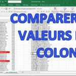 Comment comparer deux fichiers Excel 2016 ?