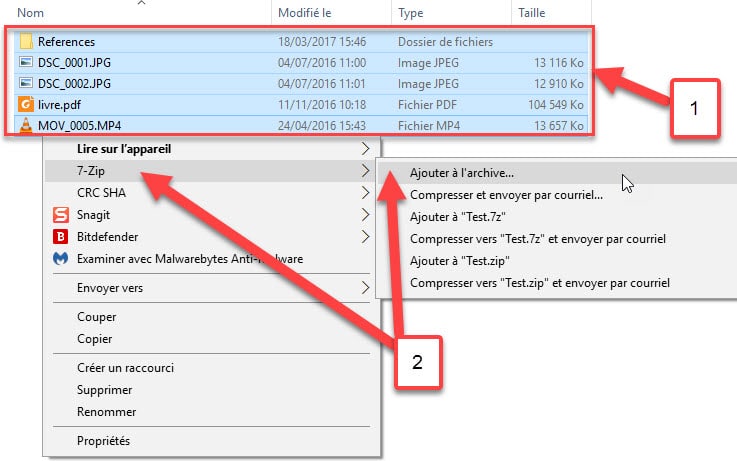 Comment convertir un fichier 7Z en ZIP ?