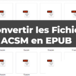 Comment convertir un fichier ACSM en EPUB ?