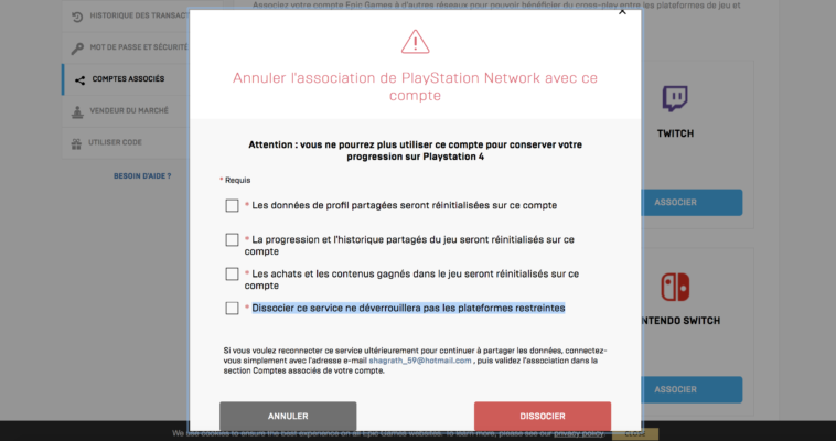 Comment créer un compte Fortnite switch ?