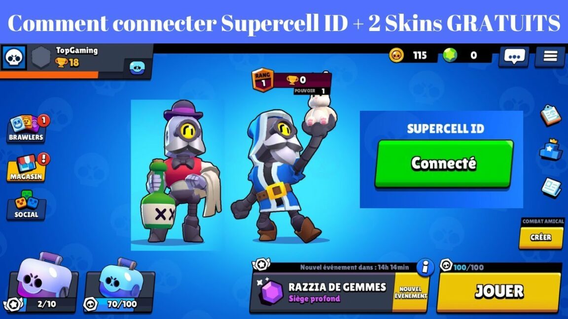 Comment créer un deuxième compte Brawl stars ?