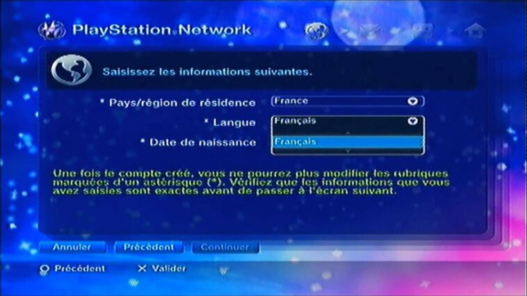 Comment creer un nouveau compte utilisateur sur PS4 ?