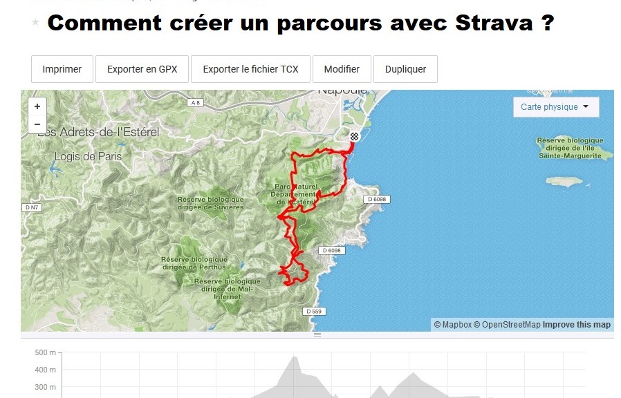 Comment créer un parcours de course à pied ?