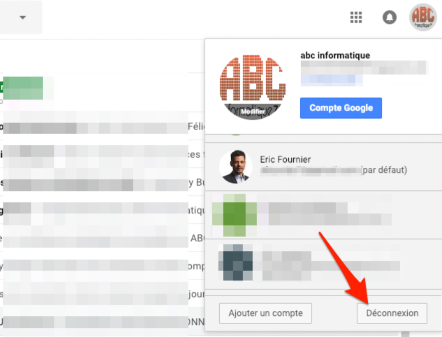 Comment déconnecter son Gmail ?