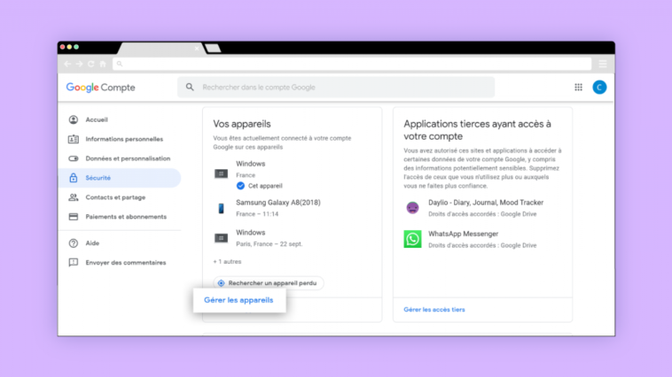 Comment déconnecter son compte Google de tous les appareils ?