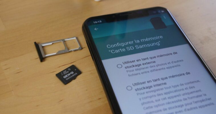 Comment déplacer des fichiers sur la carte SD Samsung ?