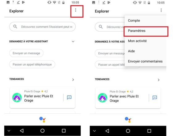 comment désactiver google voice sur crosscall