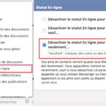 Comment désactiver la discussion instantanée sur Messenger pour une personne ?