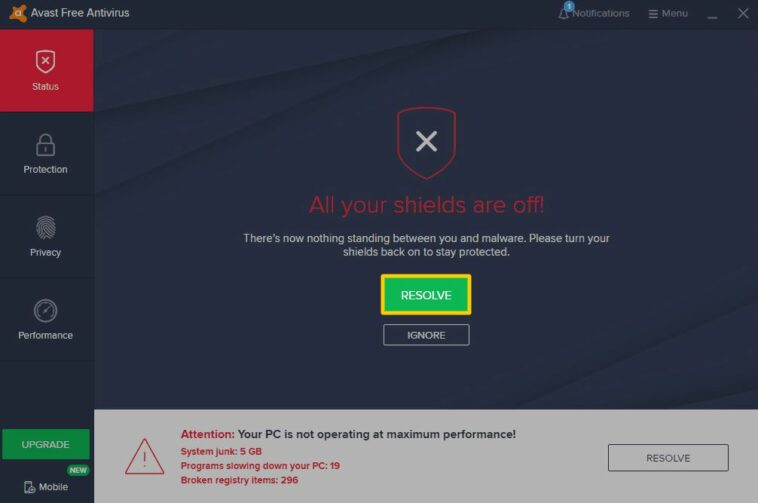 Comment désactiver l'antivirus Bitdefender ?